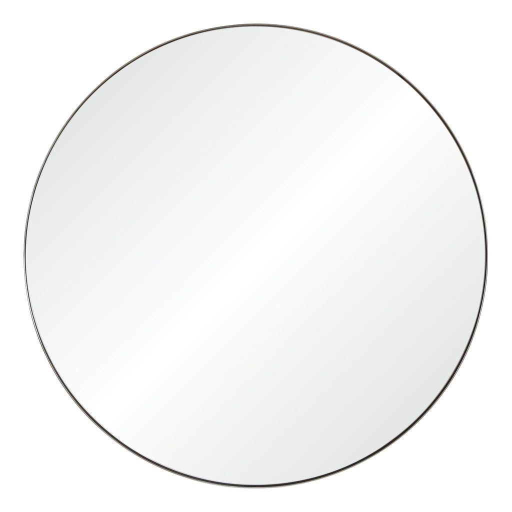 Mirror Home Polished Stainless Steel Round 36"W x 36"H x 1.25"D Mirror