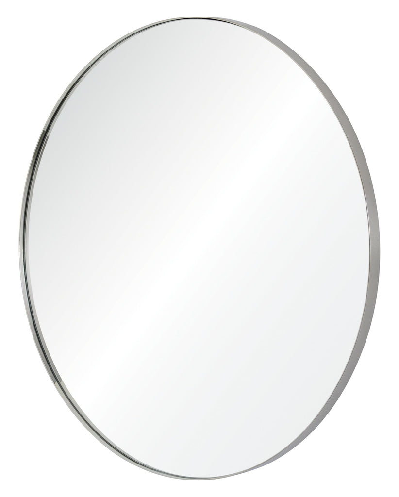 Mirror Home Polished Stainless Steel Round 36"W x 36"H x 1.25"D Mirror