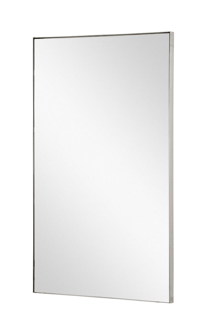 Mirror Home Polished Stainless Steel 30"W x 48"H x 1.25"D Mirror