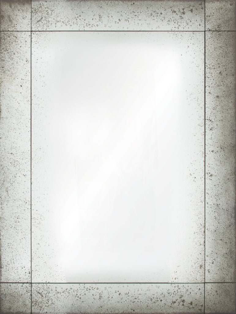 Mirror Home Antiqued Frameless Panel 30"W x 40"H x 1"D Mirror