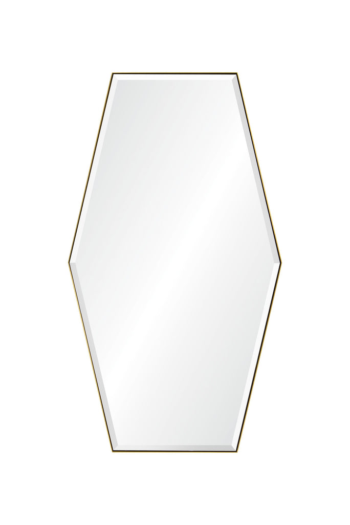 Mirror Home Brushed Brass 27"W x 48"H x 1.25"D Mirror