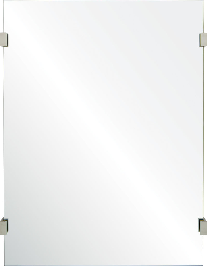 Mirror Home Polished Stainless Steel 24"W x 40"H x 1.75"D Mirror