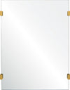 Mirror Home Burnished Brass 24