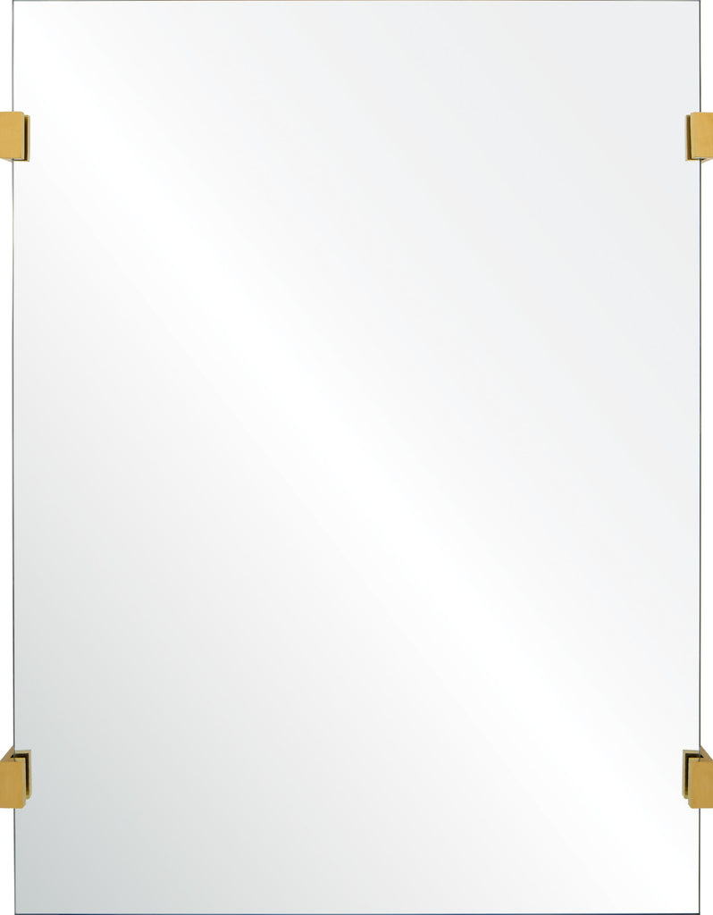 Mirror Home Burnished Brass 24"W x 40"H x 1.75"D Mirror