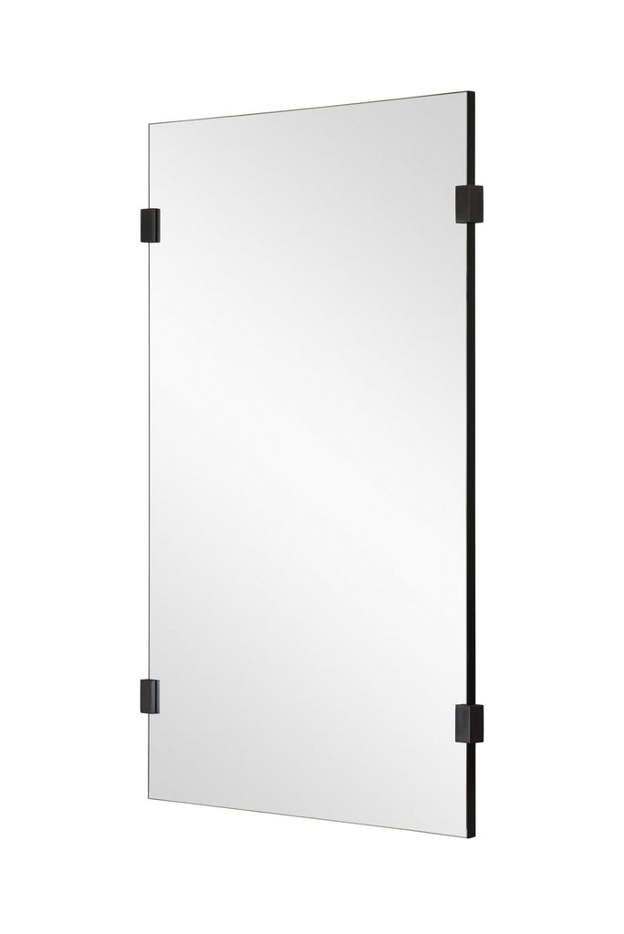 Mirror Home Black Nickel 24"W x 40"H x 1.75"D Mirror