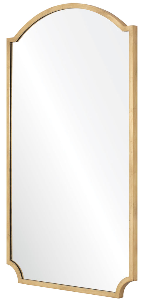 Mirror Home Distressed Gold Leaf 30"W x 50"H x 1.19"D Mirror