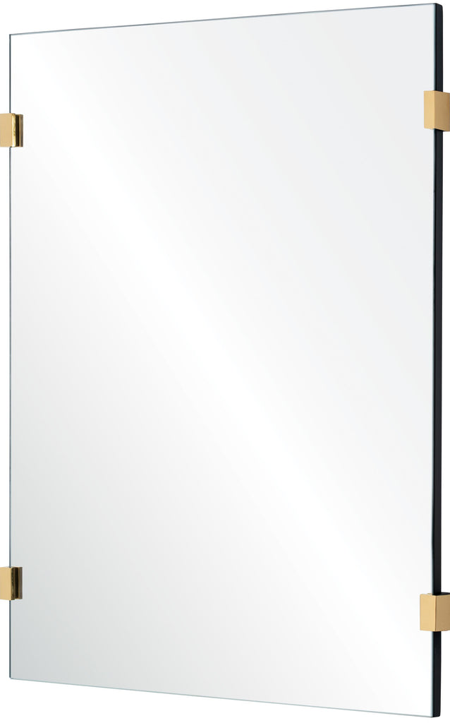 Mirror Home Burnished Brass 30"W x 40"H x 1.75"D Mirror