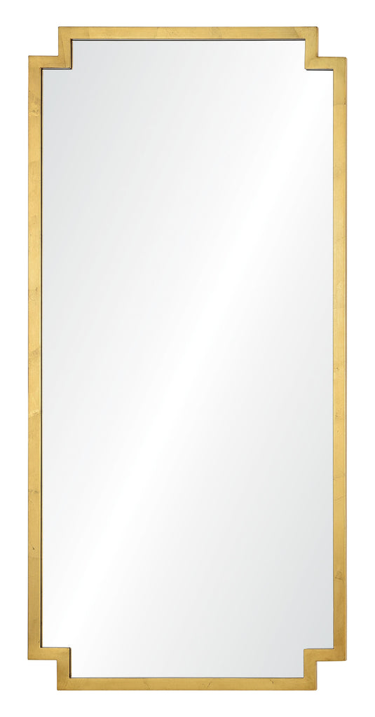 Mirror Home Burnished Gold Leaf 22"W x 46"H x 1.19"D Mirror