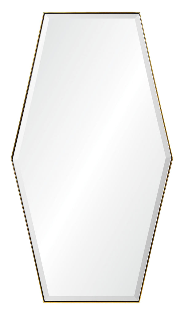 Mirror Home Burnished Brass 22.5"W x 40"H x 1.25"D Mirror