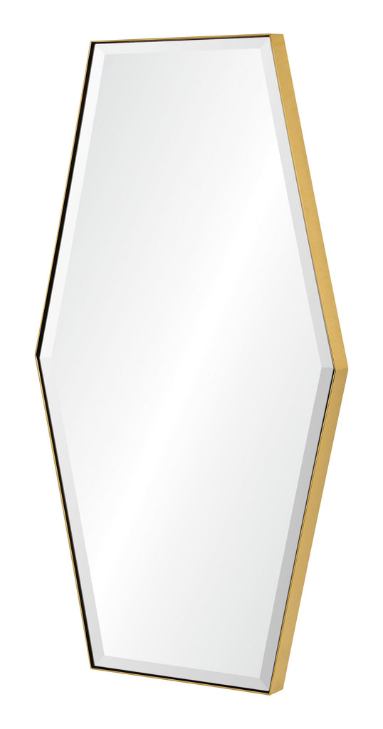 Mirror Home Burnished Brass 22.5"W x 40"H x 1.25"D Mirror