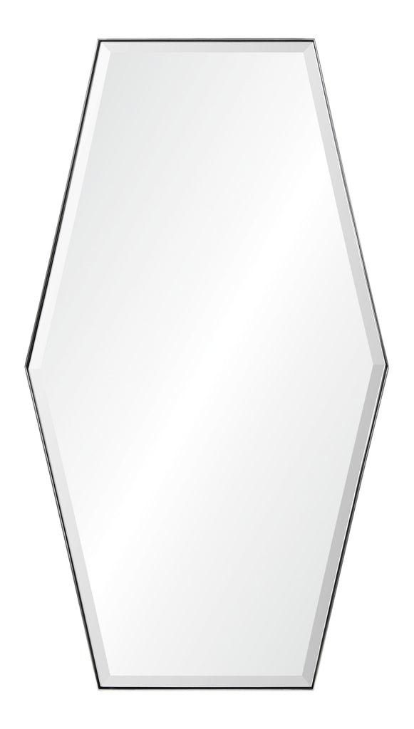 Mirror Home Polished Stainless Steel 22.5"W x 40"H x 1.25"D Mirror