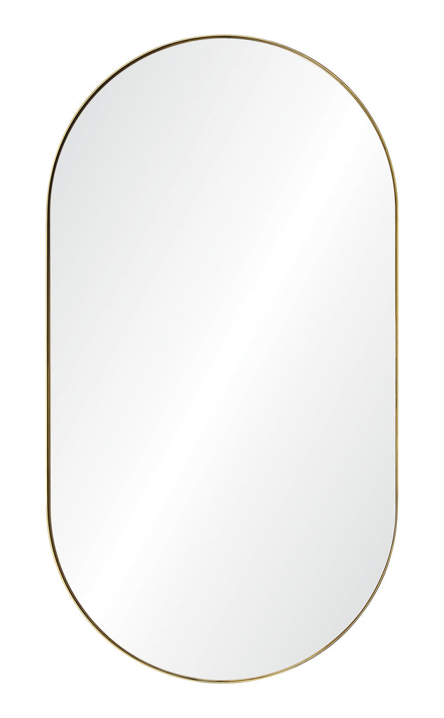 Mirror Home Burnished Brass 26"W x 48"H x 1.25"D Mirror