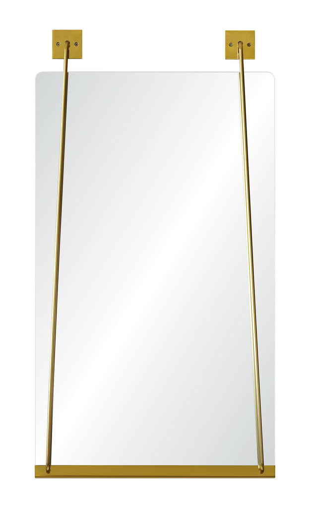 Mirror Home Burnished Brass 24"W x 46"H x 1"D Mirror