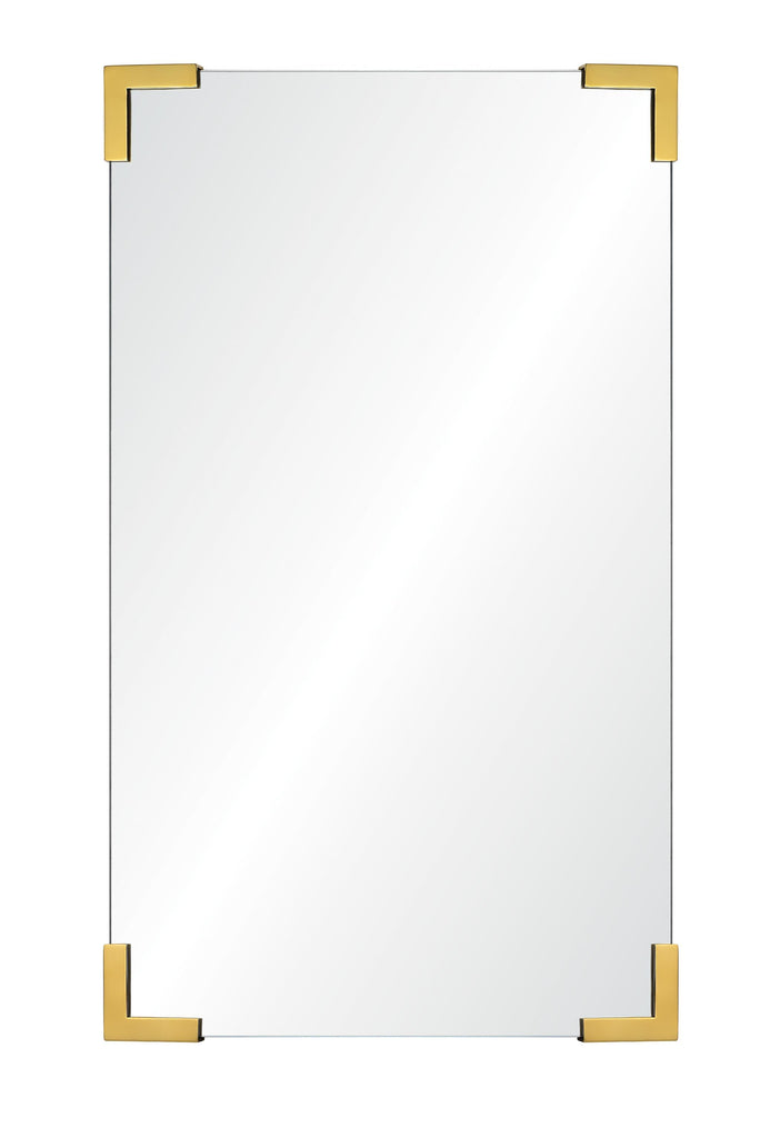 Mirror Home Burnished Brass 20"W x 40"H x 1"D Mirror