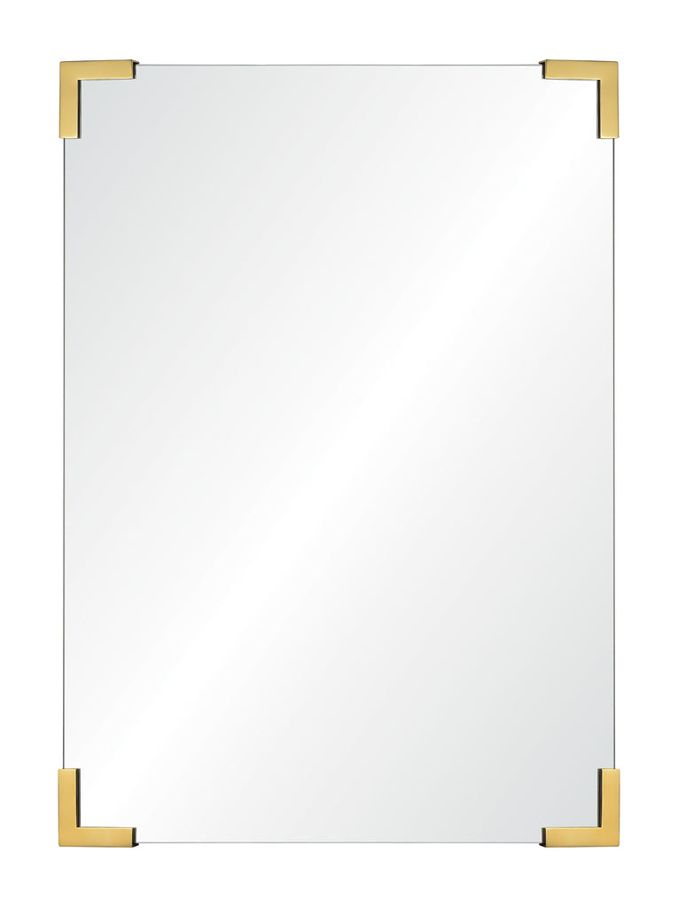 Mirror Home Burnished Brass 30"W x 40"H x 1"D Mirror