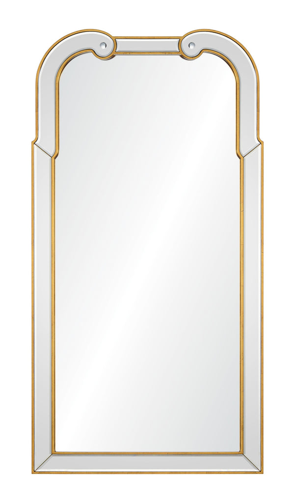 Mirror Home Distressed Gold Leaf 26"W x 50"H x 1"D Mirror