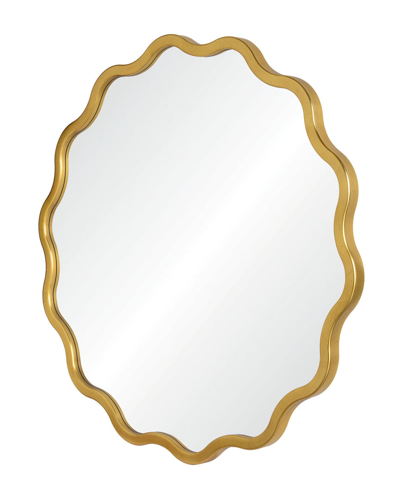 Mirror Home Burnished  Gold Leaf 40"W x 40"H x 1.25"D Mirror