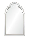 Mirror Home Distressed Silver Leaf  Framed 32