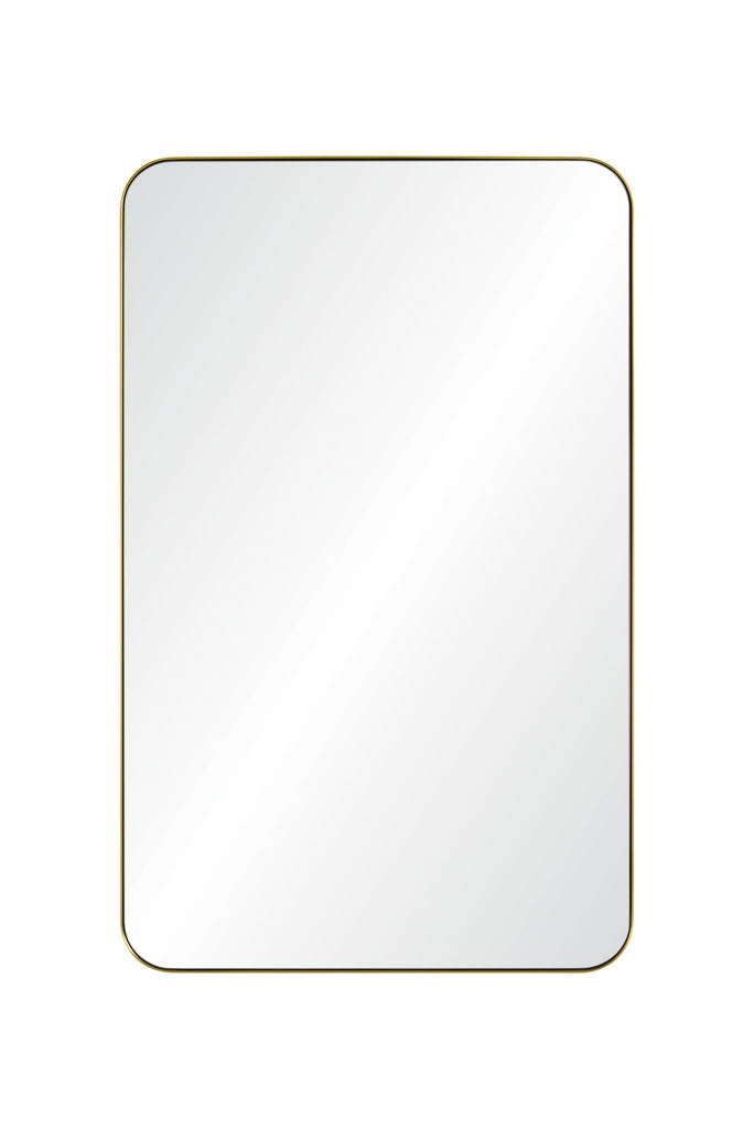 Mirror Home Brushed Brass 30"W x 48"H x 1.25"D Mirror