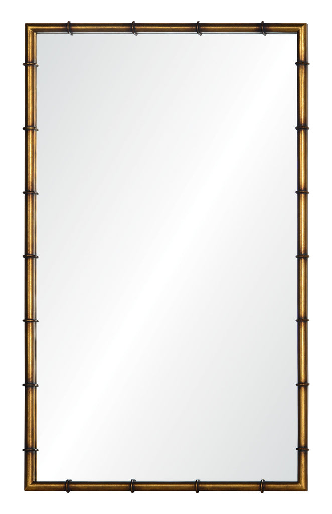 Mirror Home Gold Leaf Iron 24"W x 40"H x 1.38"D Mirror