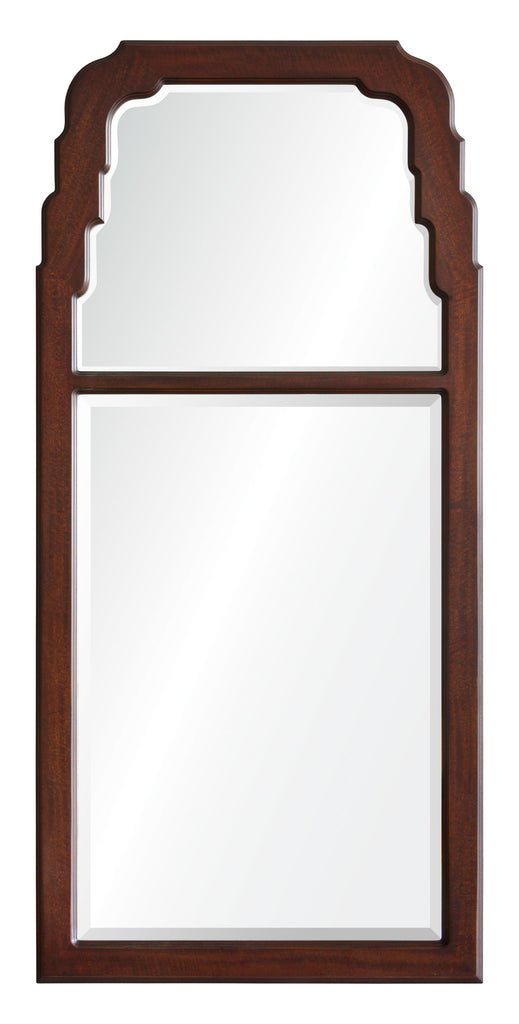 Mirror Home Dark Walnut Queen Anne 24"W x 50"H x 1.25"D Mirror