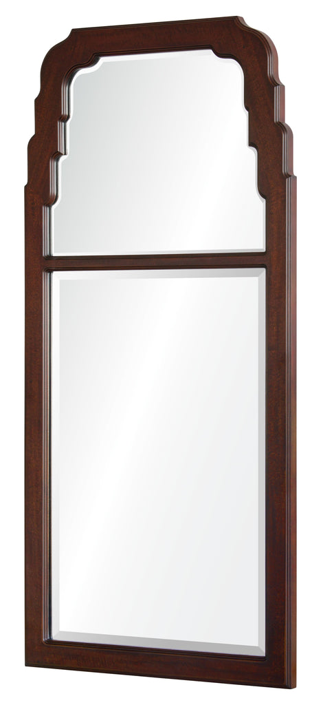 Mirror Home Dark Walnut Queen Anne 24"W x 50"H x 1.25"D Mirror