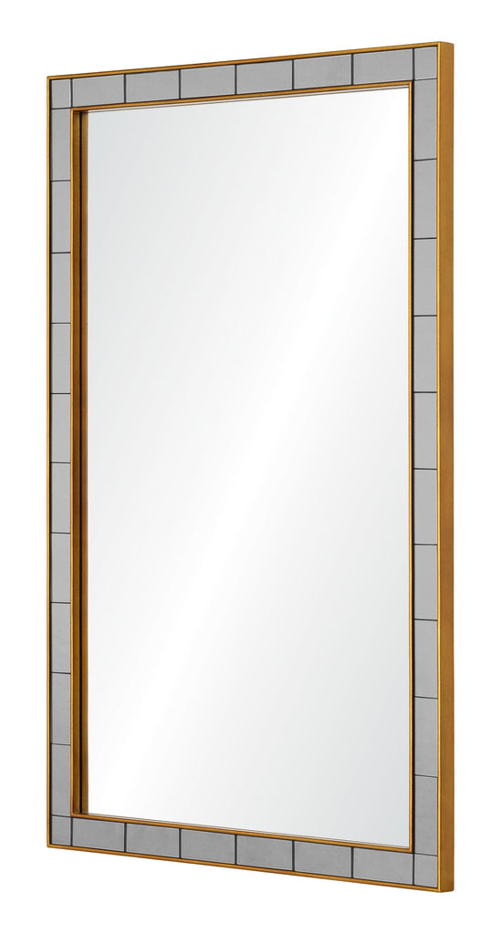 Mirror Home Gold Speckle & Gray 30.25"W x 47.75"H x 1.25"D Mirror