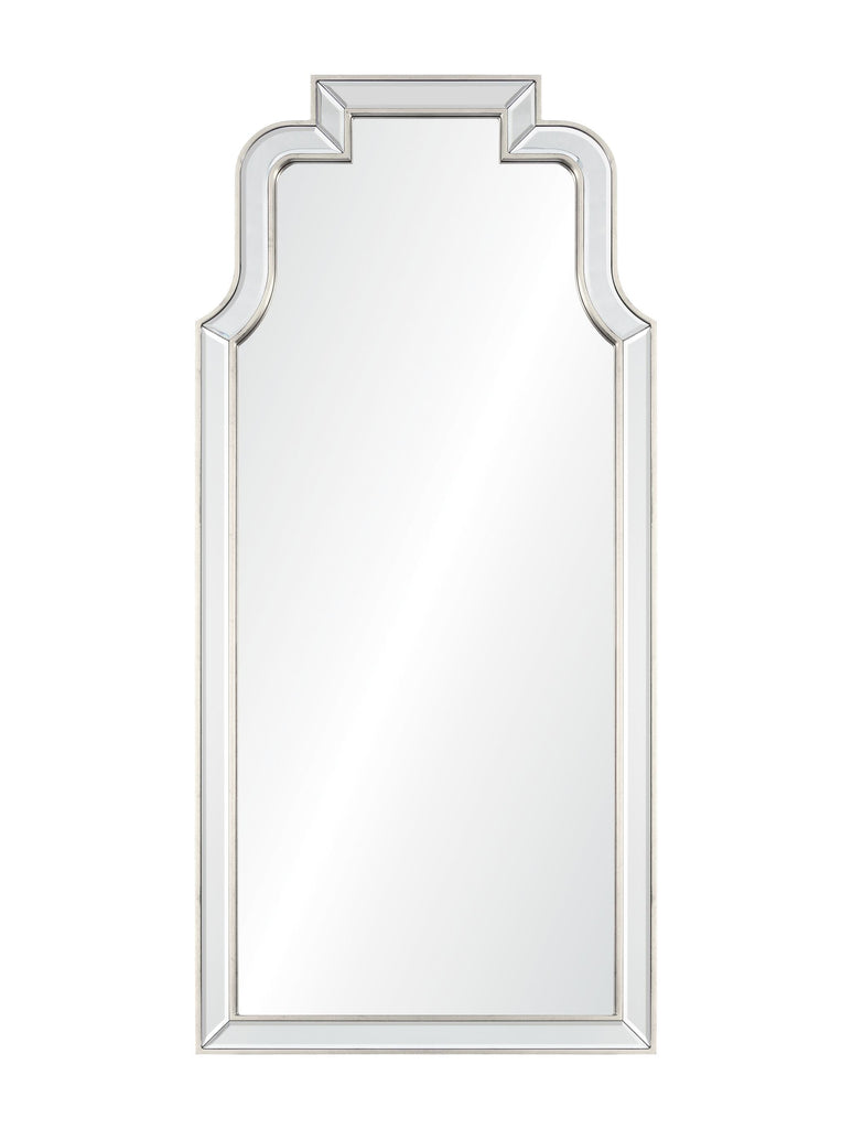 Mirror Home Distressed Silver Leaf  Framed 24"W x 51"H x 1"D Mirror