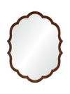 Mirror Home Walnut Burl Wood & Distressed Silver Leaf 44.25