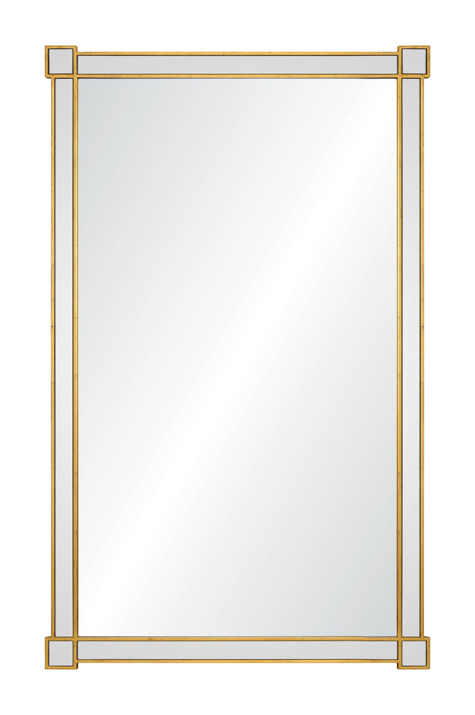 Mirror Home Burnished Gold Leaf  Framed 30"W x 48"H x 1"D Mirror