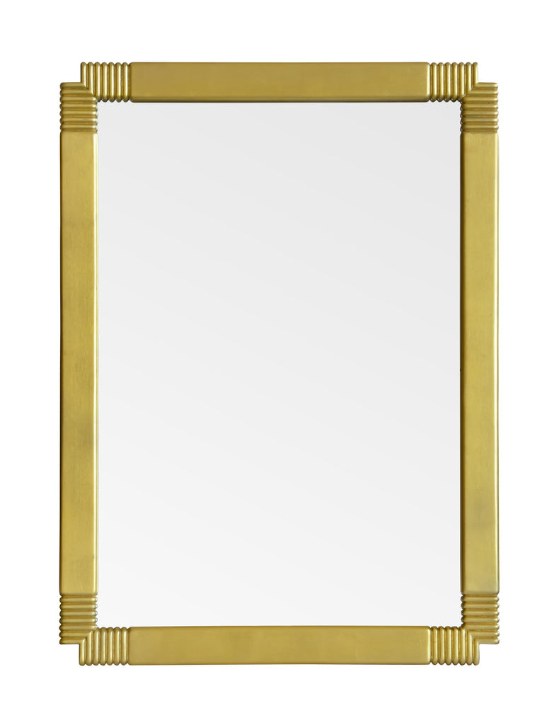 Mirror Home Cosmo Gold Leaf 32"W x 44"H x 1.5"D Mirror