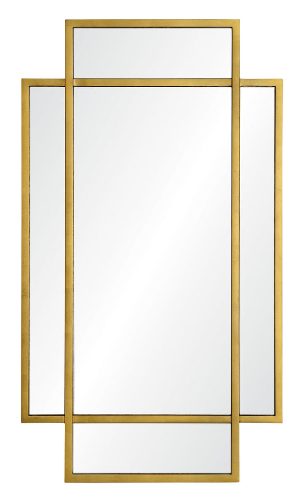 Mirror Home Cosmo Gold Leaf 27"W x 48"H x 1.5"D Mirror