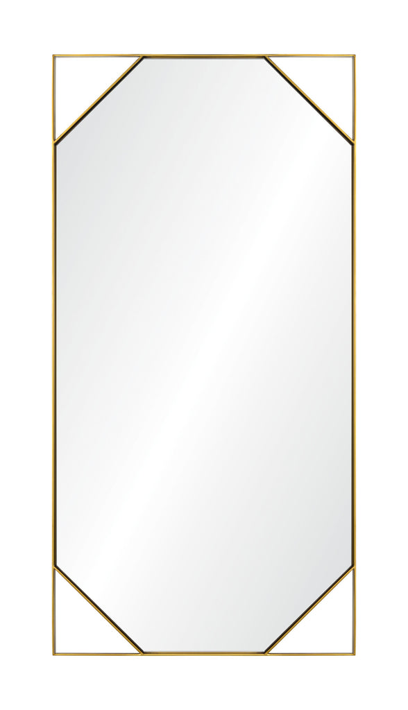 Mirror Home Burnished Brass 24"W x 48"H x 1.25"D Mirror