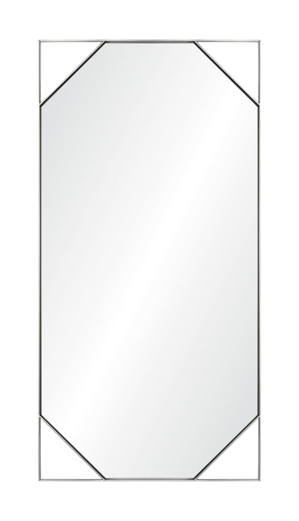 Mirror Home Polished Stainless Steel 24"W x 48"H x 1.25"D Mirror