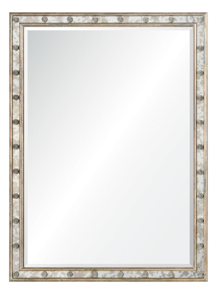 Mirror Home Framed  With Rosettes 36"W x 48"H x 1.25"D Mirror