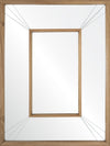 Mirror Home Oak & Brass 36