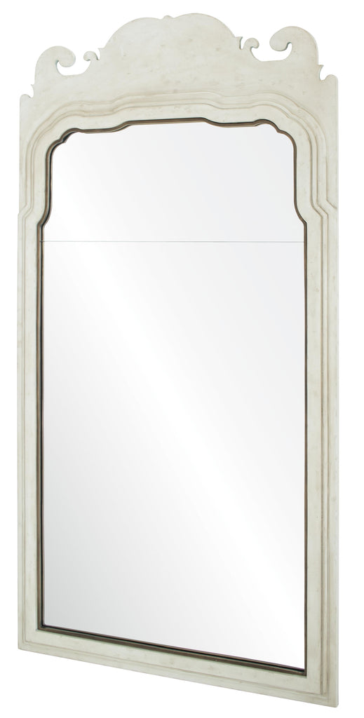 Mirror Home Antiqued Painted Gesso 26"W x 50"H x 1.5"D Mirror