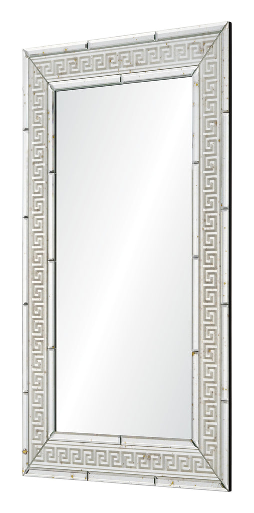 Mirror Home Antiqued  With Silver Detail 30.5"W x 48.5"H x 1"D Mirror