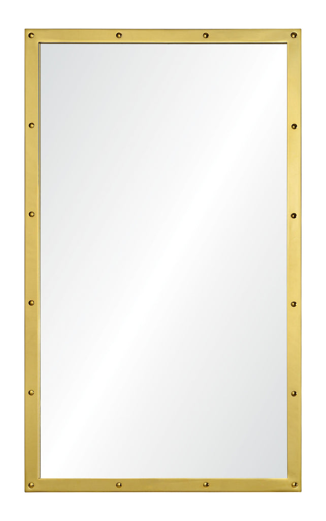 Mirror Home Burnished Brass 24"W x 42"H x 1.19"D Mirror