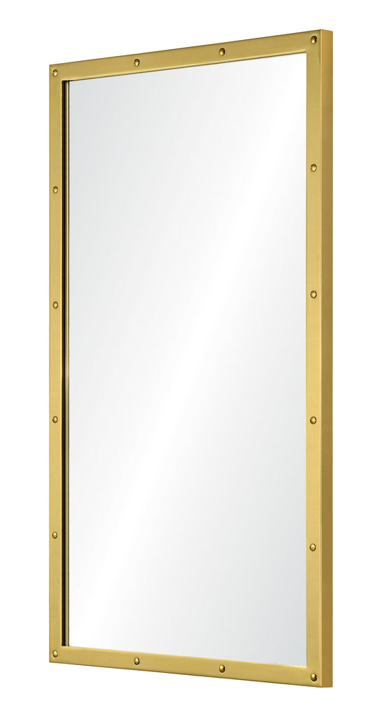 Mirror Home Burnished Brass 24"W x 42"H x 1.19"D Mirror