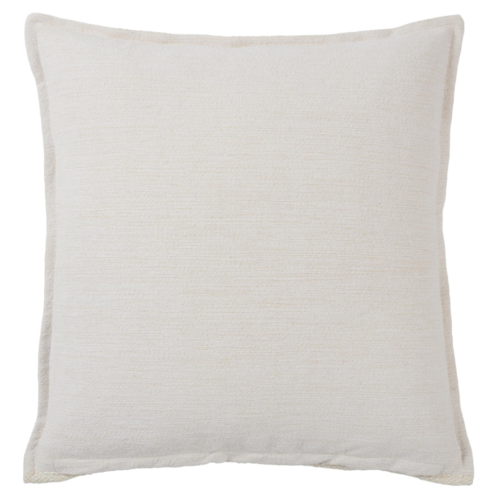 Jaipur Living Tanzy Ove Stripes Cream / Ivory 22" x 22" Pillow Cover