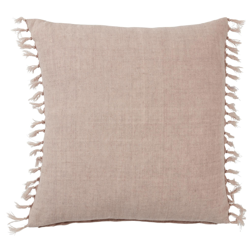 Jaipur Living Jemina Majere Solid Blush 20" x 20" Pillow Cover