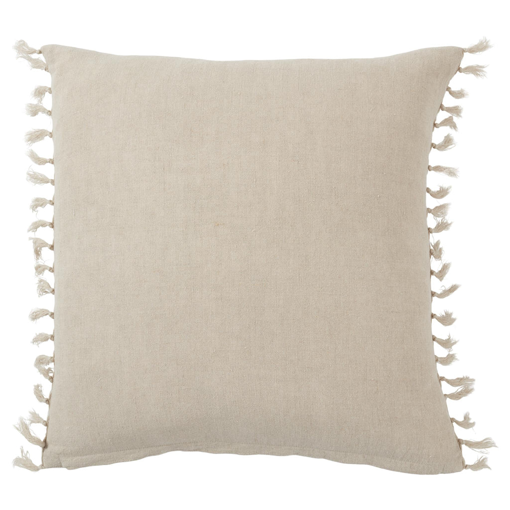 Jaipur Living Jemina Majere Solid Light Gray 20" x 20" Pillow Cover