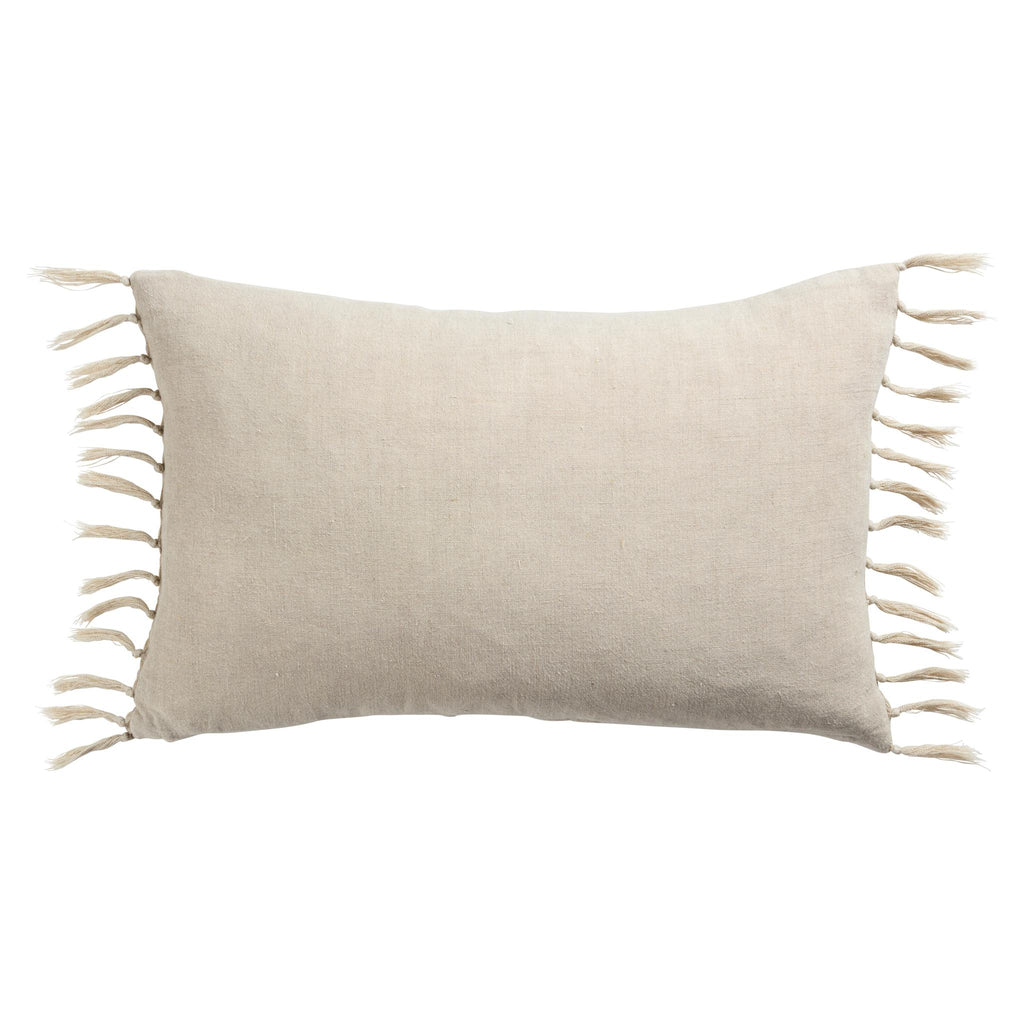 Jaipur Living Jemina Majere Solid Light Gray 13" x 21" Pillow Cover