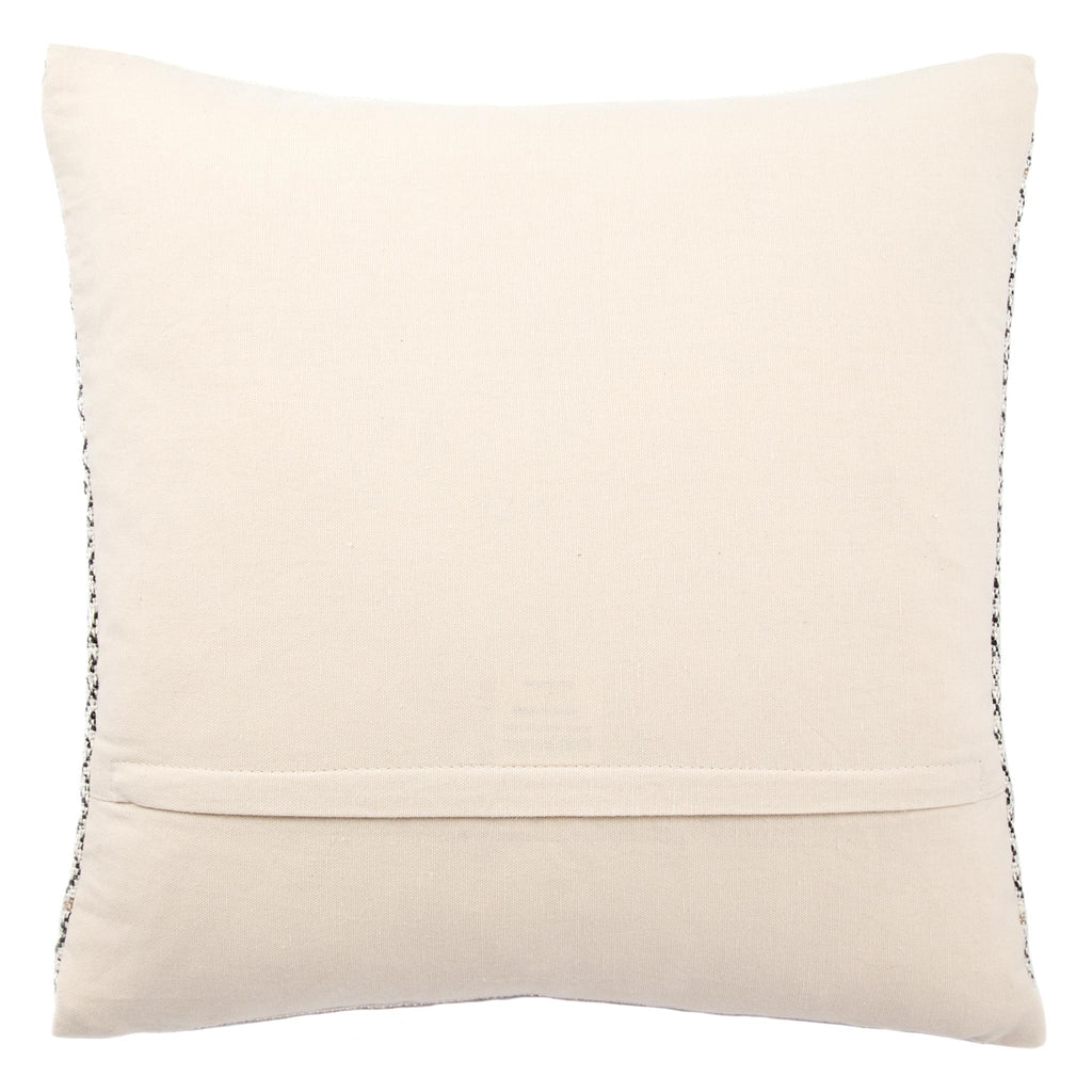 Jaipur Living Peykan Mariscopa Trellis Ivory / Dark Gray 18" x 18" Pillow