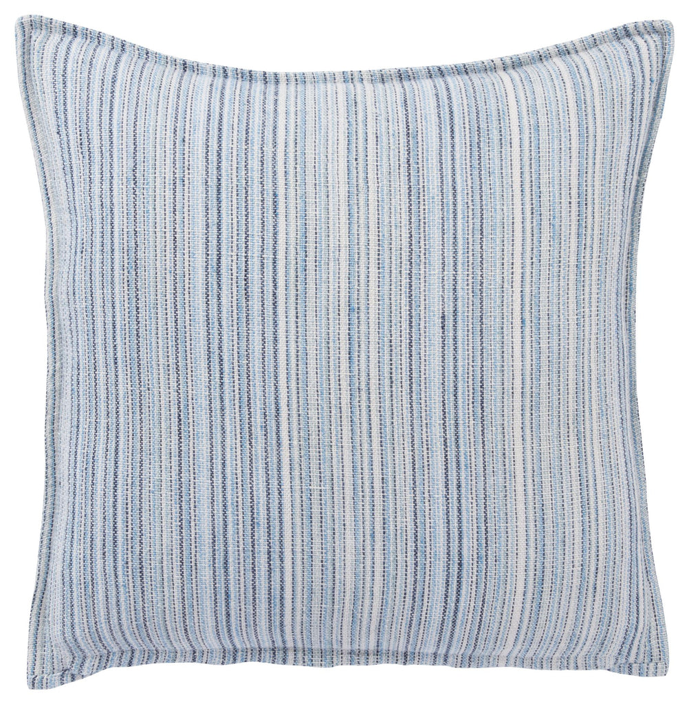 Jaipur Living Burbank Taye Stripes Blue / White 22" x 22" Pillow