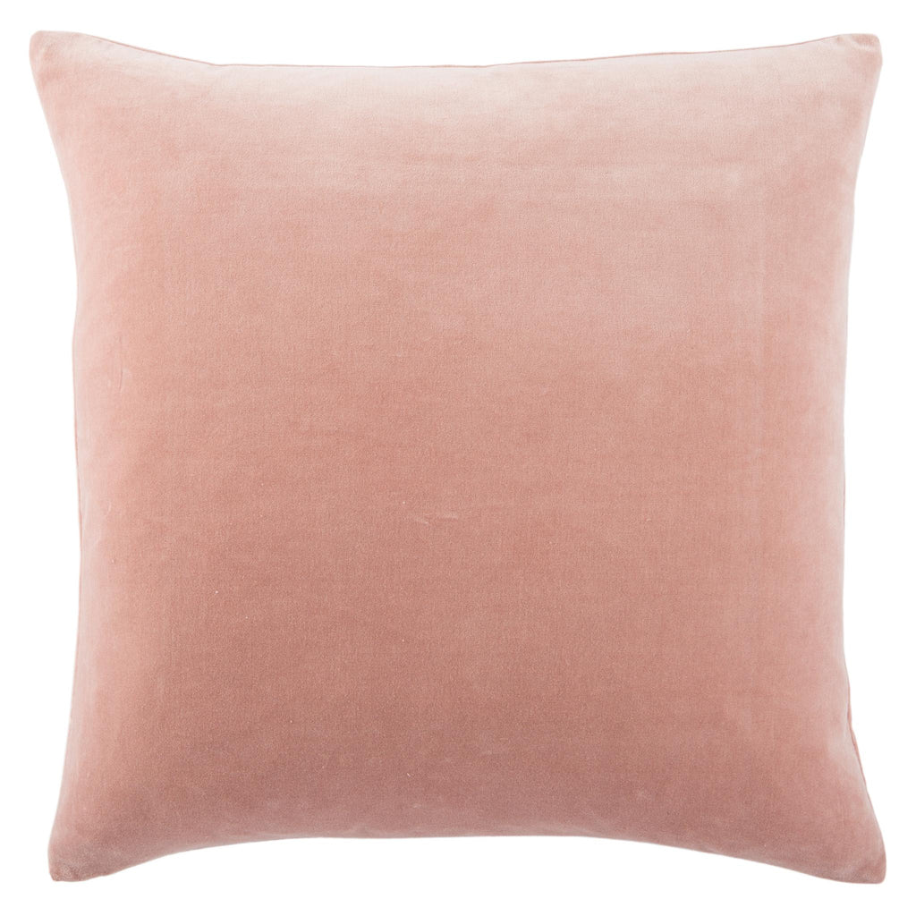 Jaipur Living Emerson Hendrix Border Blush / Cream 22" x 22" Pillow