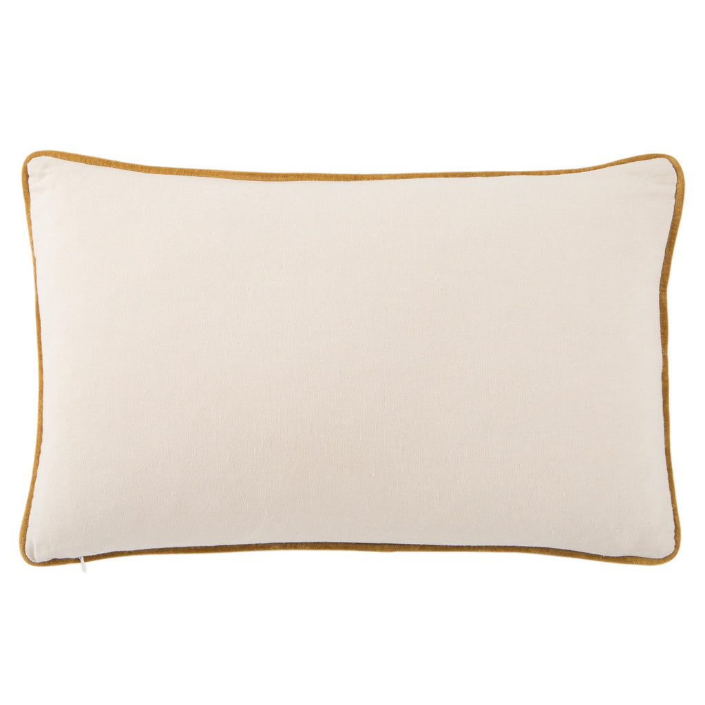 Jaipur Living Emerson Lyla Solid Navy / Cream 13" x 21" Pillow