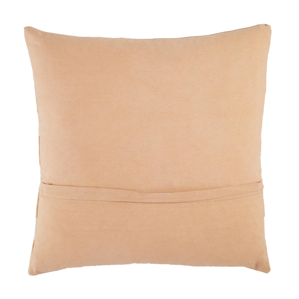 Jaipur Living Emani Vanda Stripes Light Tan / Cream 22" x 22" Pillow