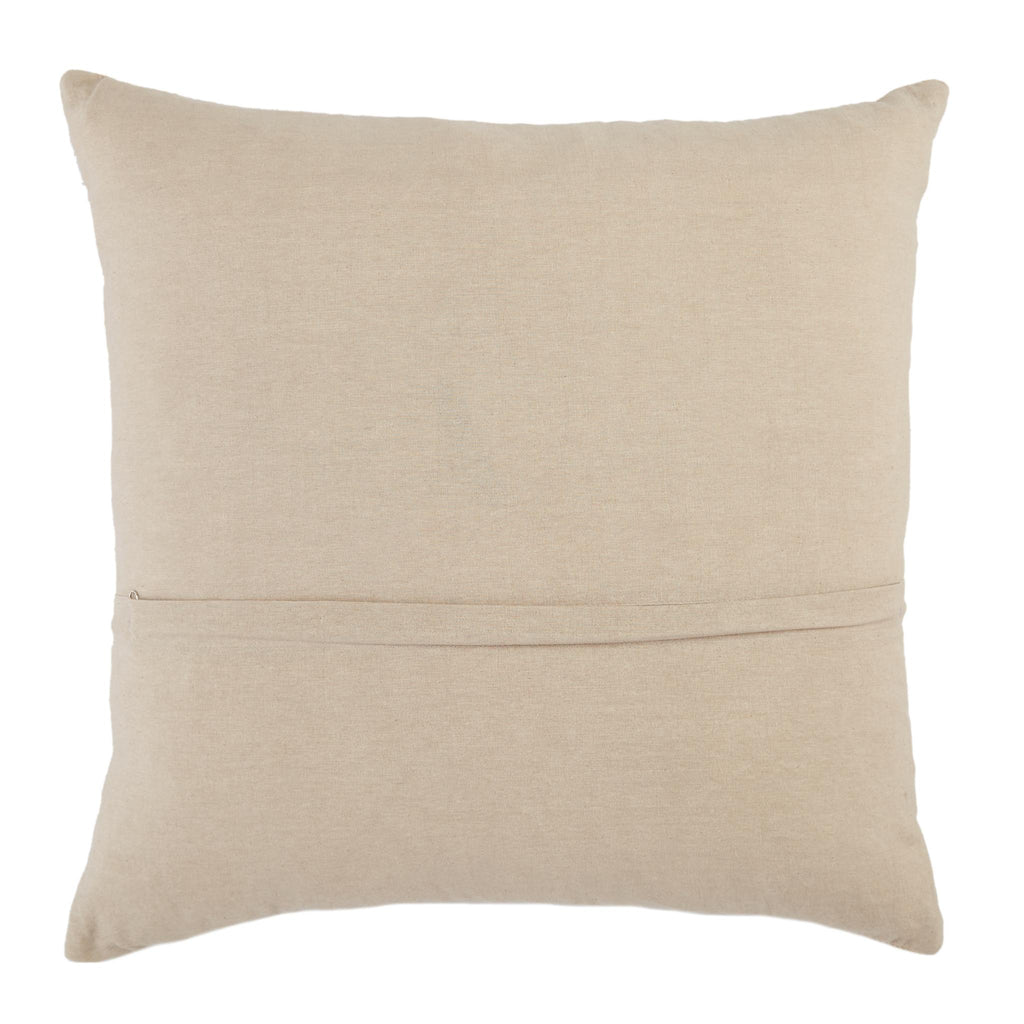 Jaipur Living Emani Vanda Stripes Taupe / Cream 22" x 22" Pillow